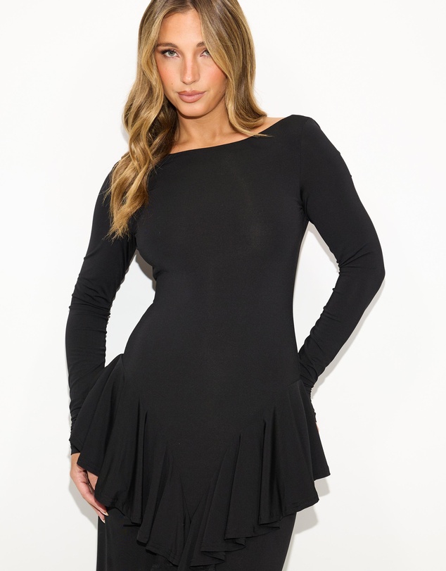 Dazie - Lulu Frill Maxi Dress