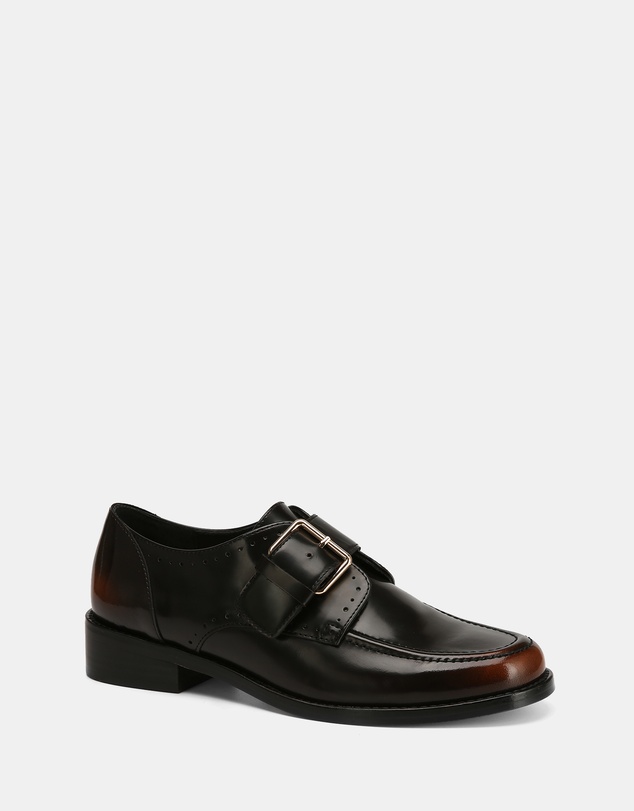 Wittner - Fredi Leather Monk Strap Loafers