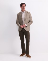 Sportscraft - Check Single Breasted Blazer