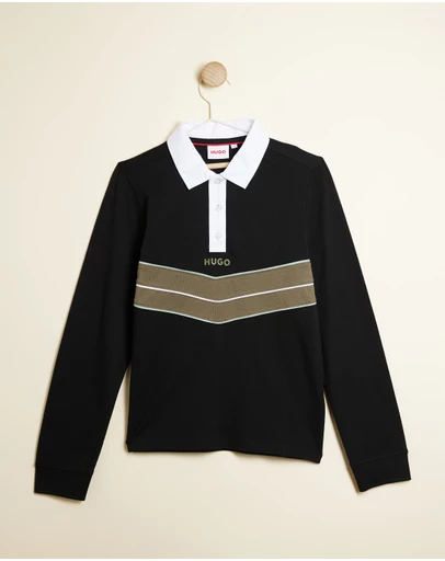 Hugo Boss - Long Sleeve Polo - Babies-Teens