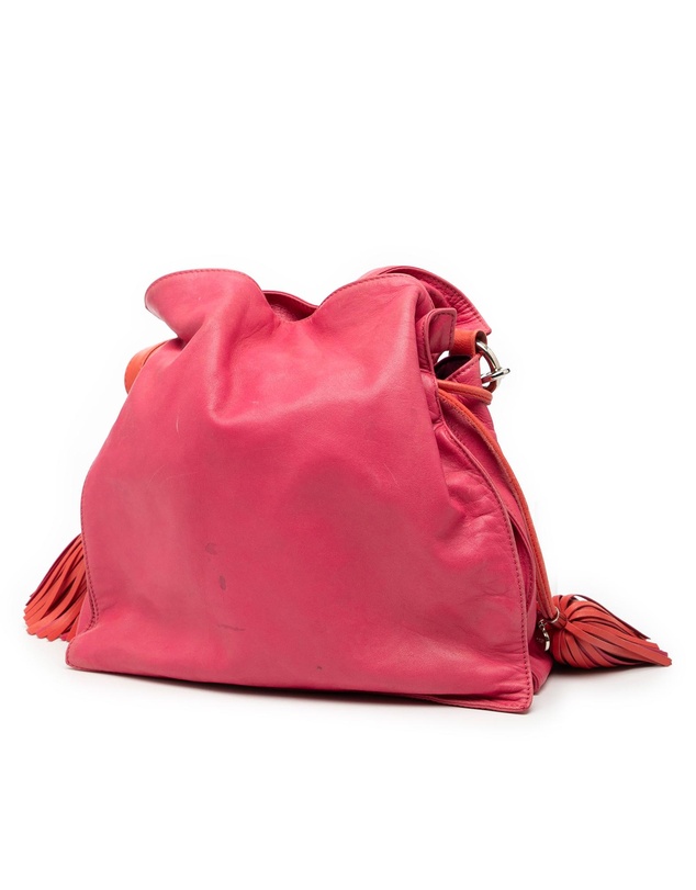 Pre-Loved by Azura Reborn - Pre-Loved Bicolor Nappa Flamenco Tassel 30 Crossbody