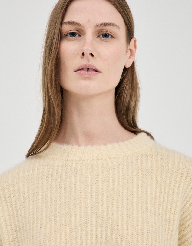 FRIEND of AUDREY - Fluffy Mohair Wool Jumper