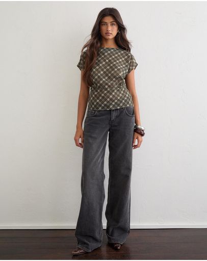 Cfn Vintage Check Olive
