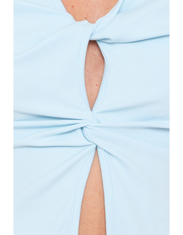 Petal & Pup - Emmeline Twist Front Top - Pale Blue