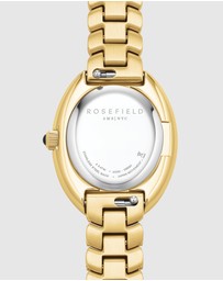 Rosefield - Ovale White Matte Gold-Tone Bracelet Watch