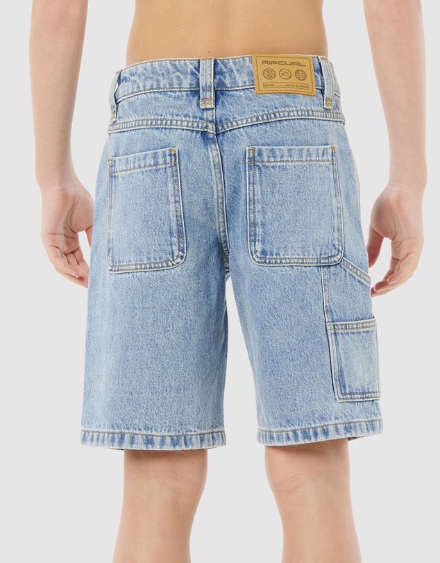 Rip Curl - Hyped Up Denim Walkshorts - Teens