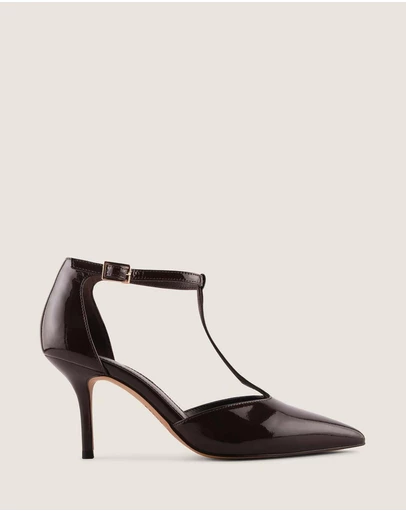 Shelly Shen - Maven High Heels Brown Patent
