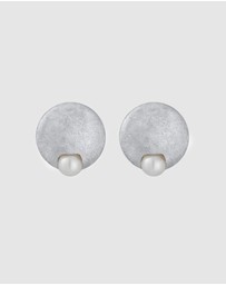 Elli Jewelry - Earrings Elegant Cultured Freshwater White Pearls 925 Sterling Silver