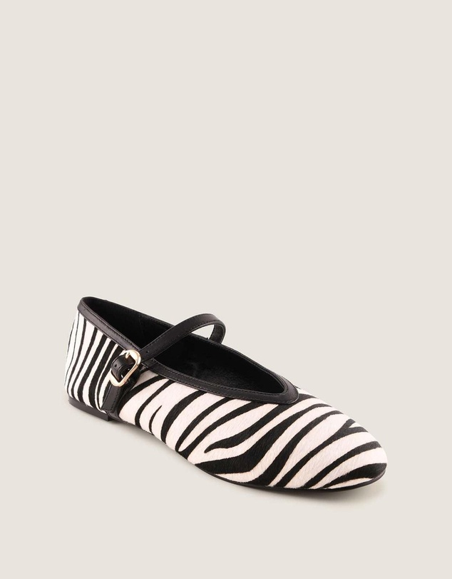Shelly Shen - Rene Ballet Flats Zebra