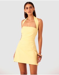 SNDYS - Romi Halterneck Mini Dress