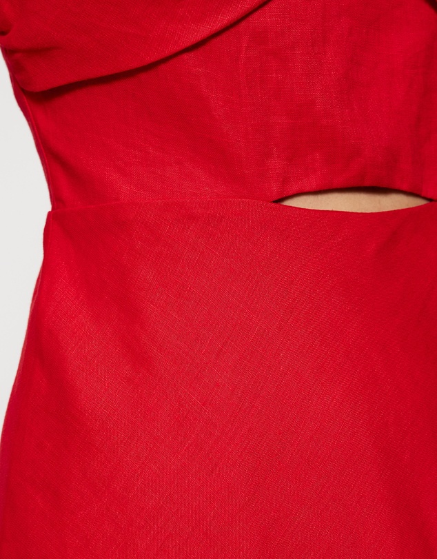 Lover - Neroli Twist Bust Midi Dress