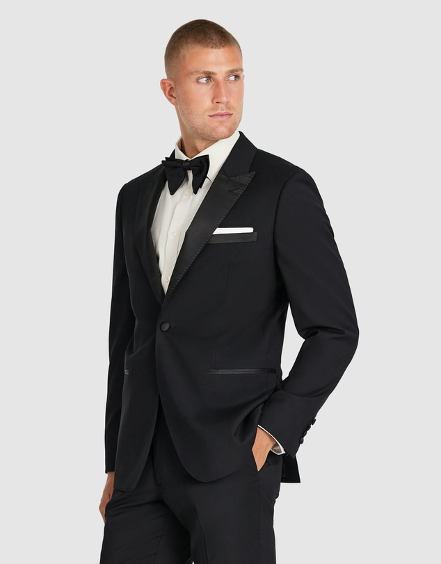Tarocash - Titan Wool Tuxedo Jacket