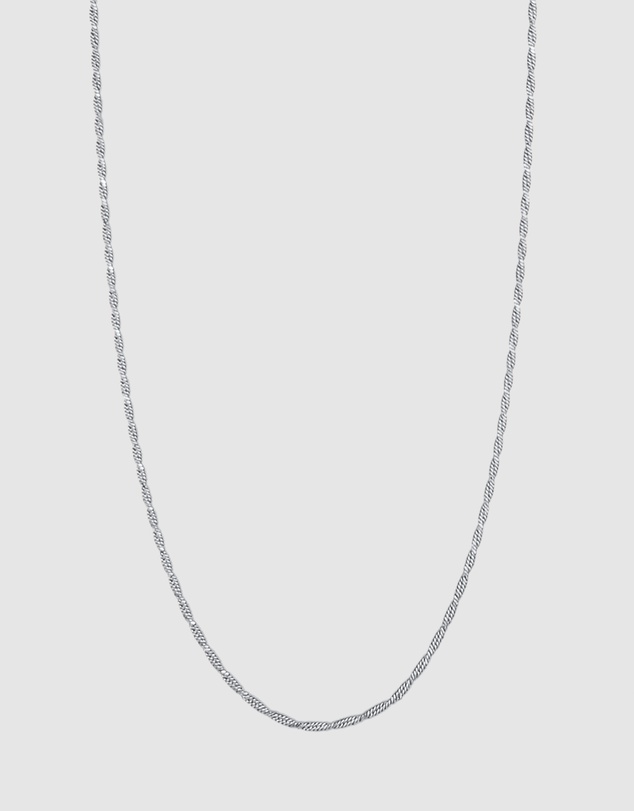 Kuzzoi - ICONIC EXCLUSIVE - Classic Rope Chain Necklace in 925 Sterling Silver