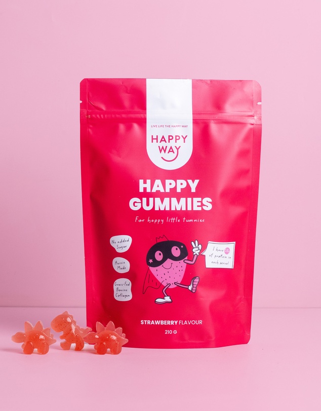 Happy Way - Strawberry Flavour Happy Gummies Mix