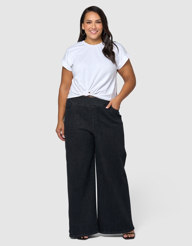 Indigo Tonic - Luxe Wide Leg Comfort Waist Jean