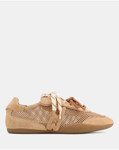 Beige Suede/Mesh