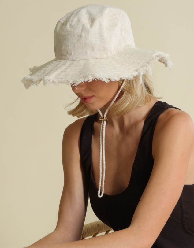 Morgan & Taylor - Mabel Bucket Hat in Beige