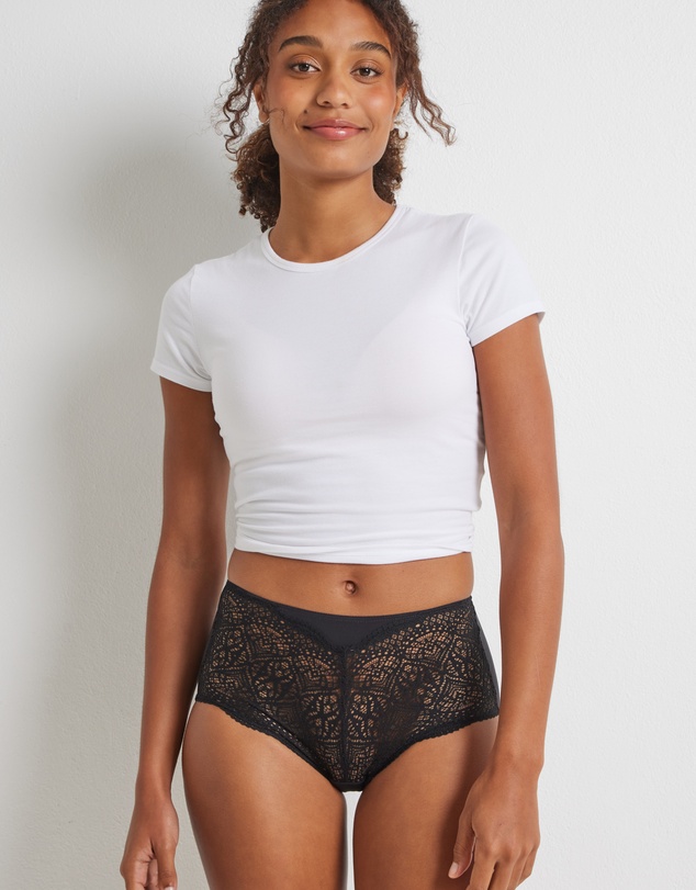 Kayser - 2 Pack Daily Essentials Micro & Geo Lace Full Brief (465 )