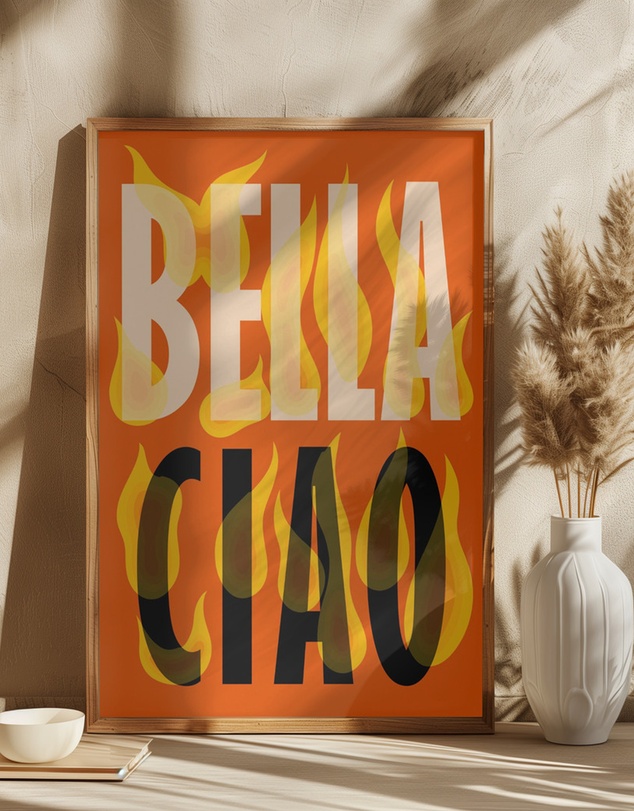 Olive et Oriel - Bella Ciao by Paulina Budka Art Print