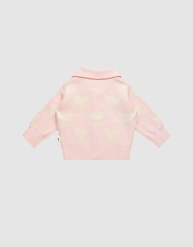 Fleur Harris - 'Days of Enchantment' Lovely Cardigan in Peach