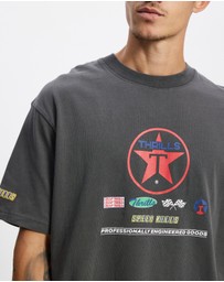 Thrills - Super Charged Box Fit Oversize Cropped Tee