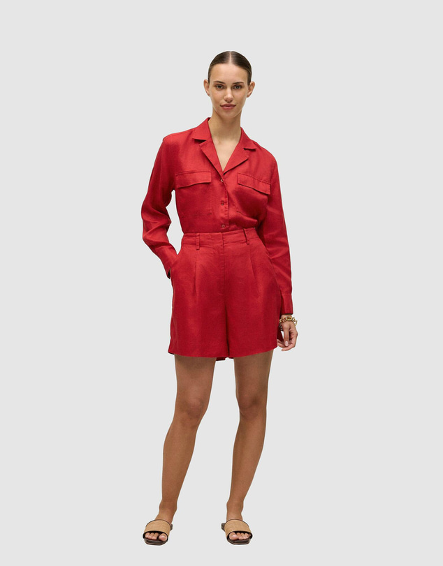 Trenery - Linen Tailored Short