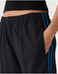 Bassike - Double Stripe Wide Leg Pants
