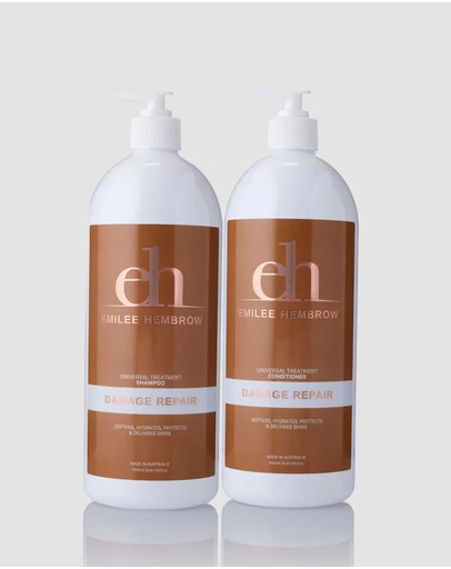 Silk Oil of Morocco - Silk x Emilee Hembrow Damage Repair Universal Range Duo - 1 Litre