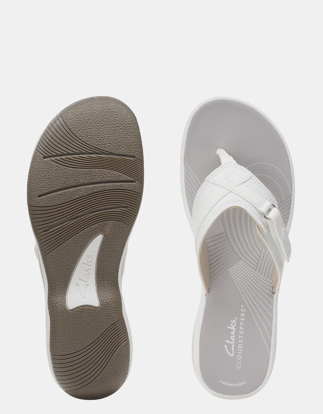 Clarks - Brinkley Sea White Synthetic