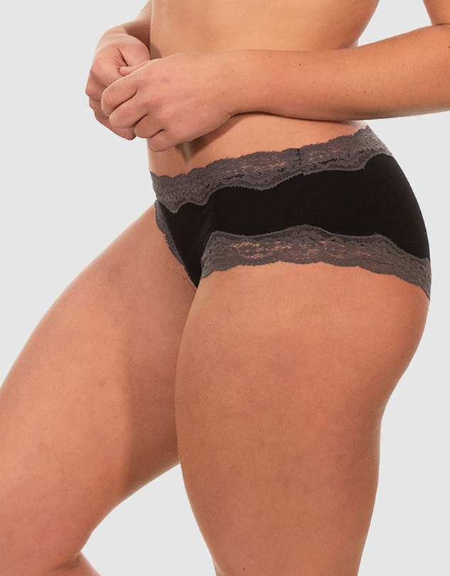 B Free Intimate Apparel - Cotton Low Rise Hipster Brief - 3 Pack