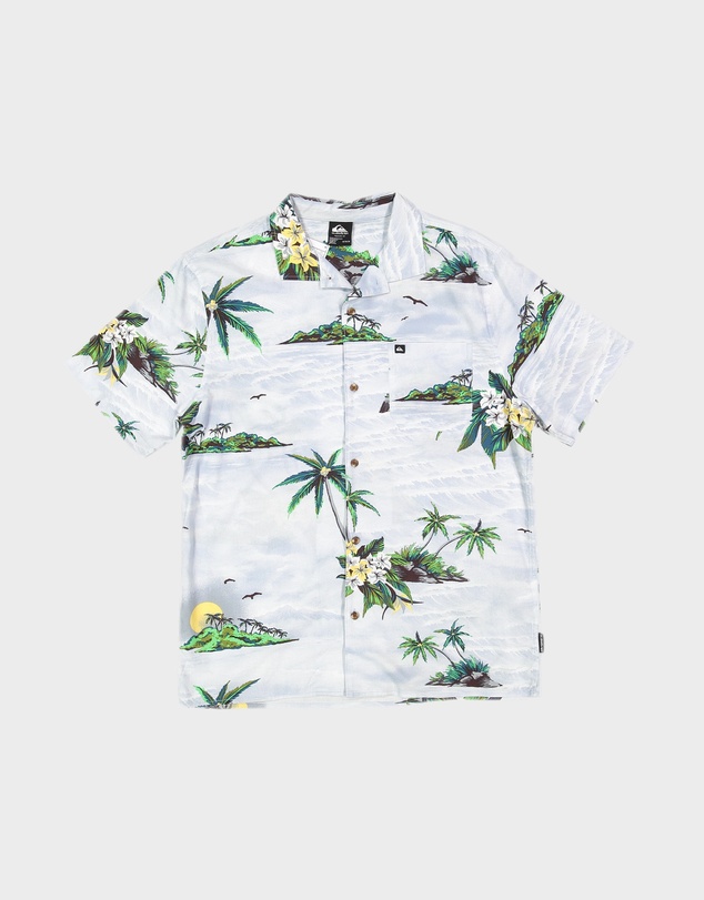 Quiksilver - Mens Beach Club Casual Short Sleeve Shirt