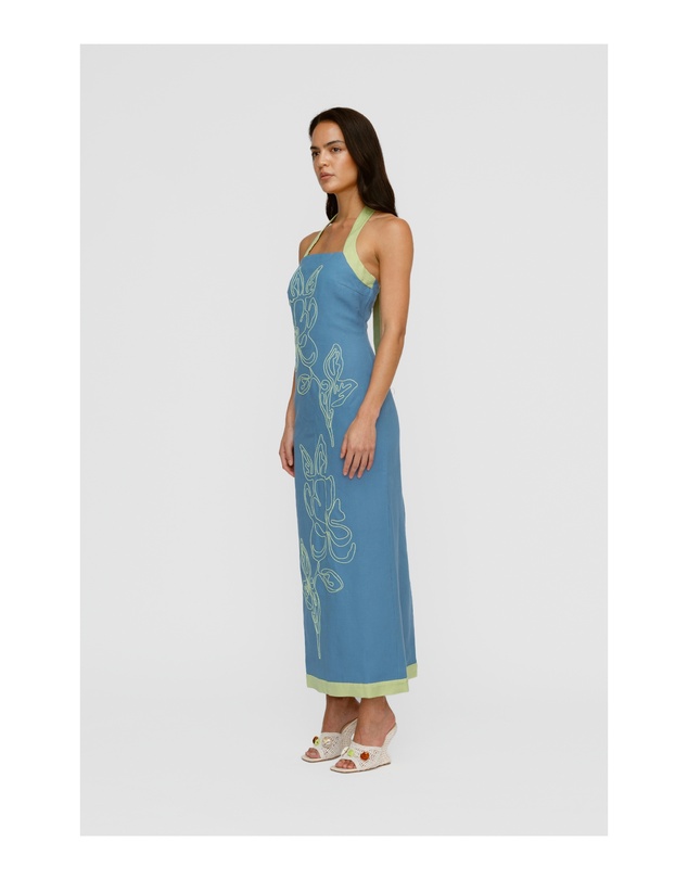 The Wolf Gang - Mirabelle Maxi Dress - Stone