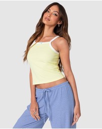 EDIKTED - Ramira Contrast Tank Top
