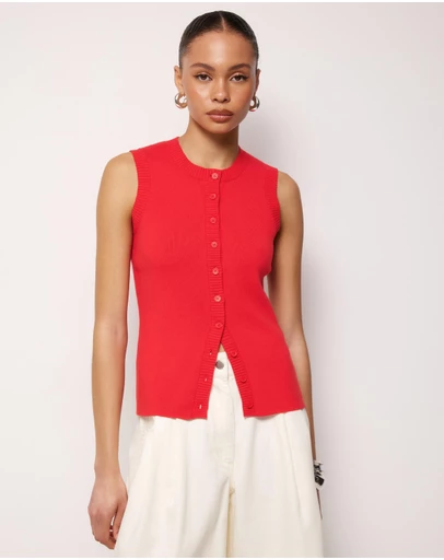 AERE - Niley Organic Cotton Vest