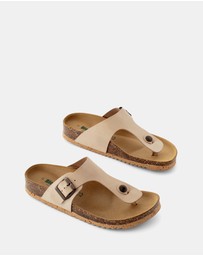 BioNatura - Devina Leather Thong Sandals