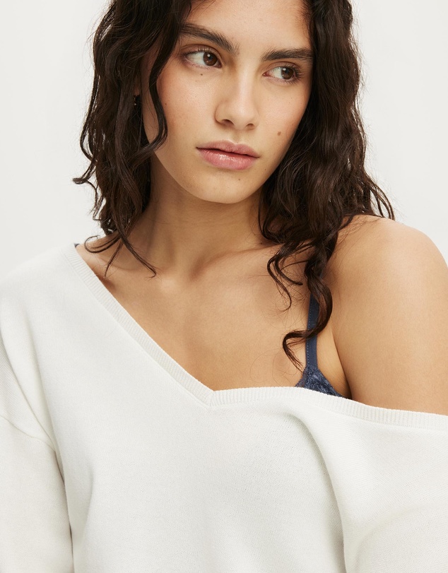Cotton On Body - Relaxed V Neck Oversized Knit