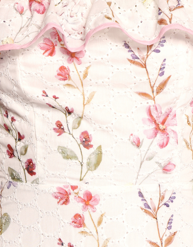 Petal & Pup - Lucille Maxi Dress - White Floral