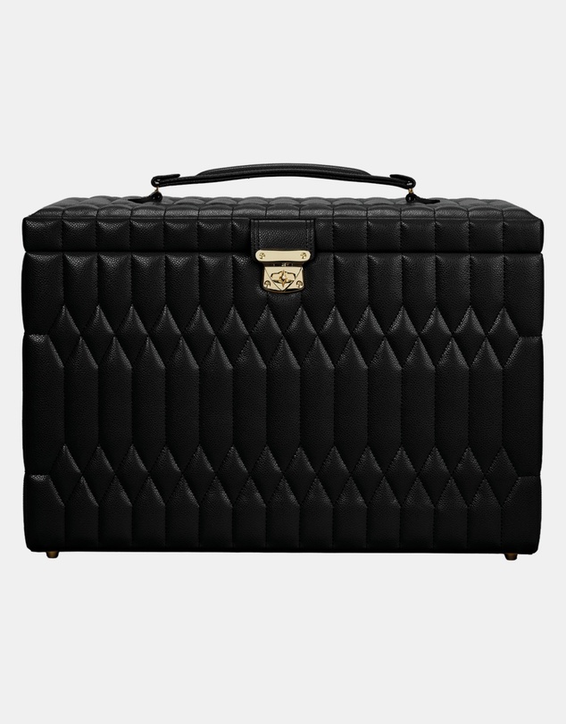 Wolf - WOLF Lauren Extra Large jewellery Box Black
