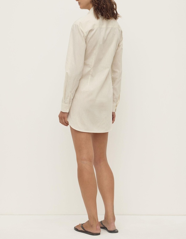 Assembly Label - Marina Stripe Long Sleeve Shirt Dress