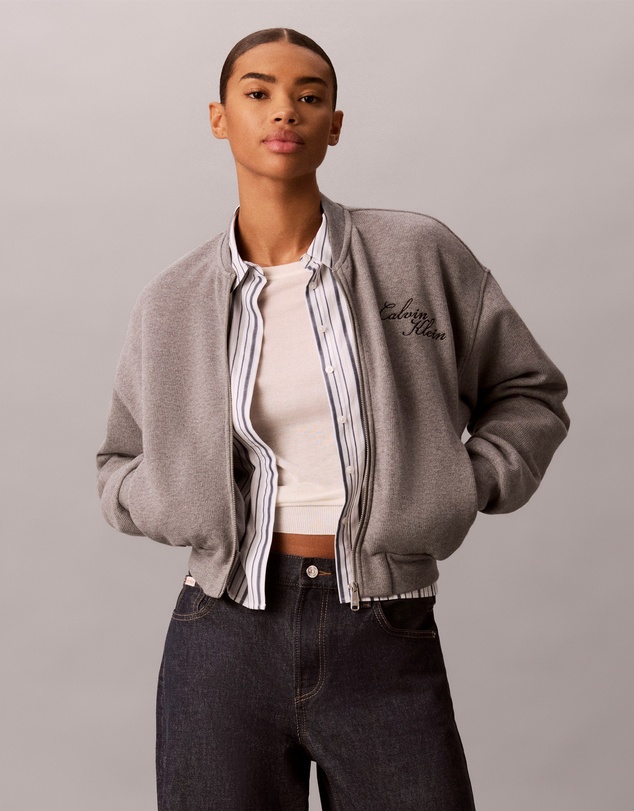 Calvin Klein Jeans - Textured Fleece Zip Jacket