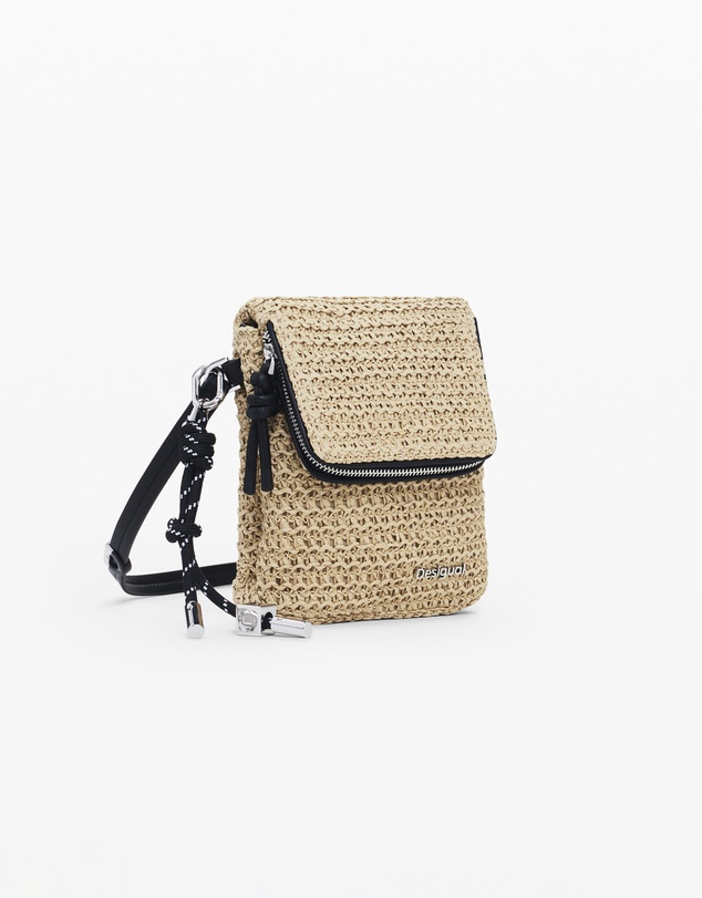 Desigual - Raffia phone holder wallet