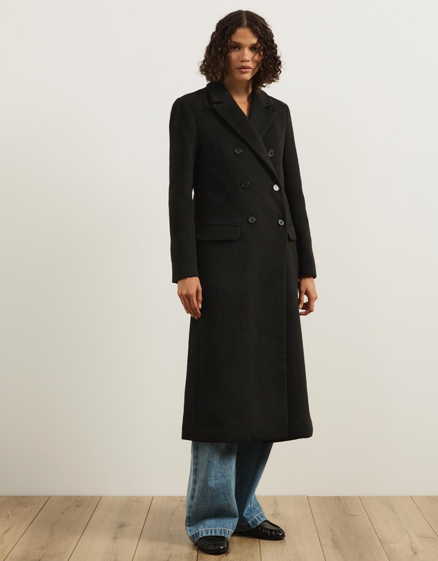 Atmos&Here - Rhiannon Wool Blend Tailored Coat