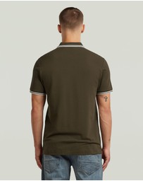 G-Star - Dunda slim stripe polo s\s