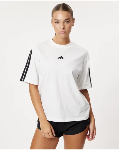adidas Sportswear - Essentials 3-Stripes Boyfriend Tee