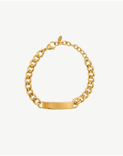 Zahar - Engravable Mens Bar Bracelet
