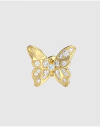 GUESS - GUESS Gold-Tone Butterfly Studs