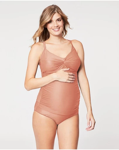 Cake Maternity - Frappe Maternity Tankini Swim Set (for D-G Cups)