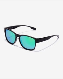 Hawkers Co - HAWKERS - Polarized Black Emerald Core Raw Sunglasses for Men and Women UV400