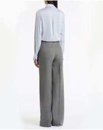 Carla Zampatti - Grey Melange Wool Suiting Pant