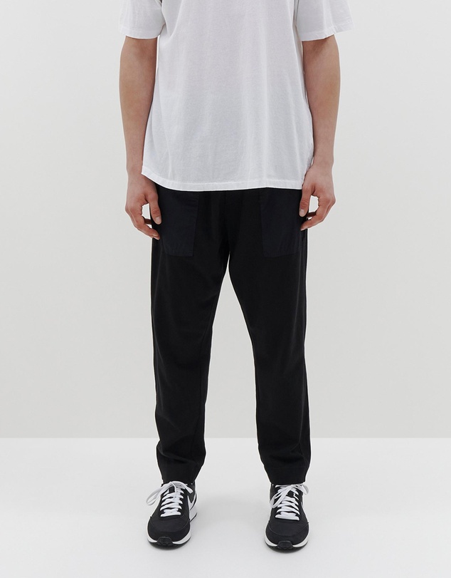 Bassike - utility jersey pant